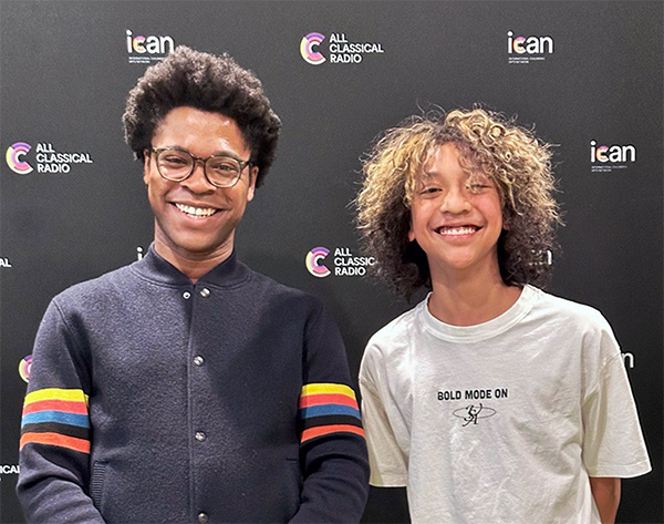 ICAN BECOME: Jimmie Herrod with youth host Jayden