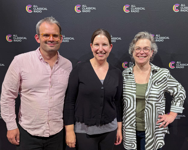 James Shields & Emily Cole, All Classical Radio's 2024/2025 Artists in Residence, with host Christa Wessel