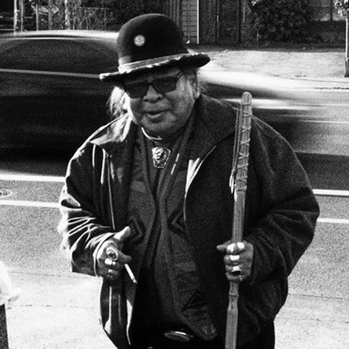 Ed Edmo, Shoshone-Bannock poet, playwright, performer, traditional storyteller