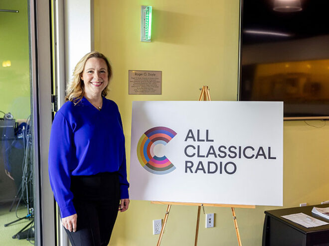 All Classical Radio host Suzanne Nance. Photo by Jason E. Kaplan.