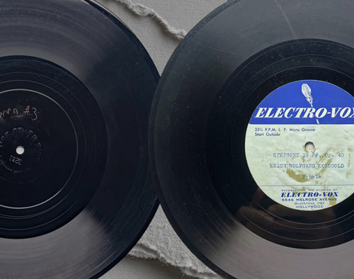 Front of LP, back of LP, and LP in sleeve photos - courtesy of the Special Collections and Photograph Archive, Margaret Herrick Library, Academy of Motion Picture Arts and Sciences.