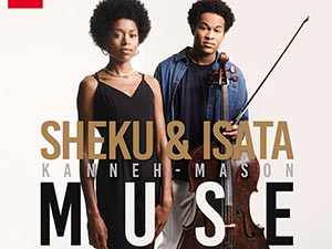 cd cover with two musicians behind lettering