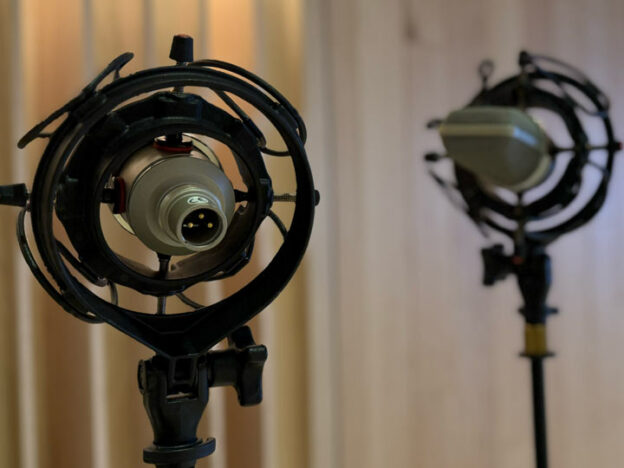 Featured image for All Classical Radio's Access Recording Project, close up of a microphone