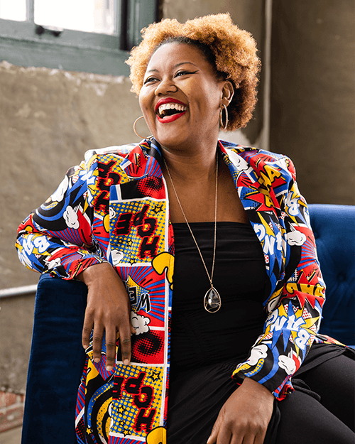 New host Coty Raven Morris