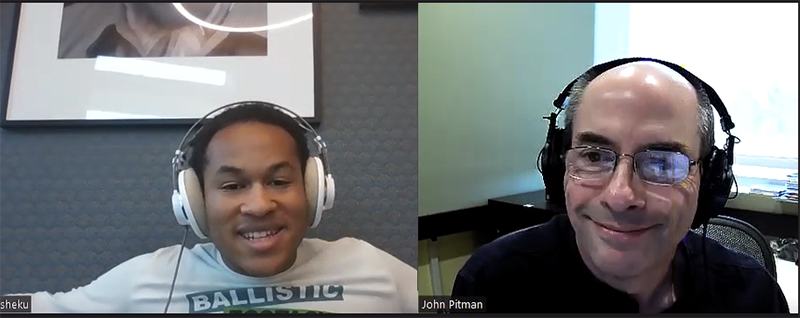 John Pitman's Zoom interview with cellist Sheku Kanneh-Mason