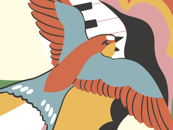 Spotlight image featuring a bird, announcing new album ELEVATE, Vol. 2 from the Recording Inclusivity Initiative (RII)